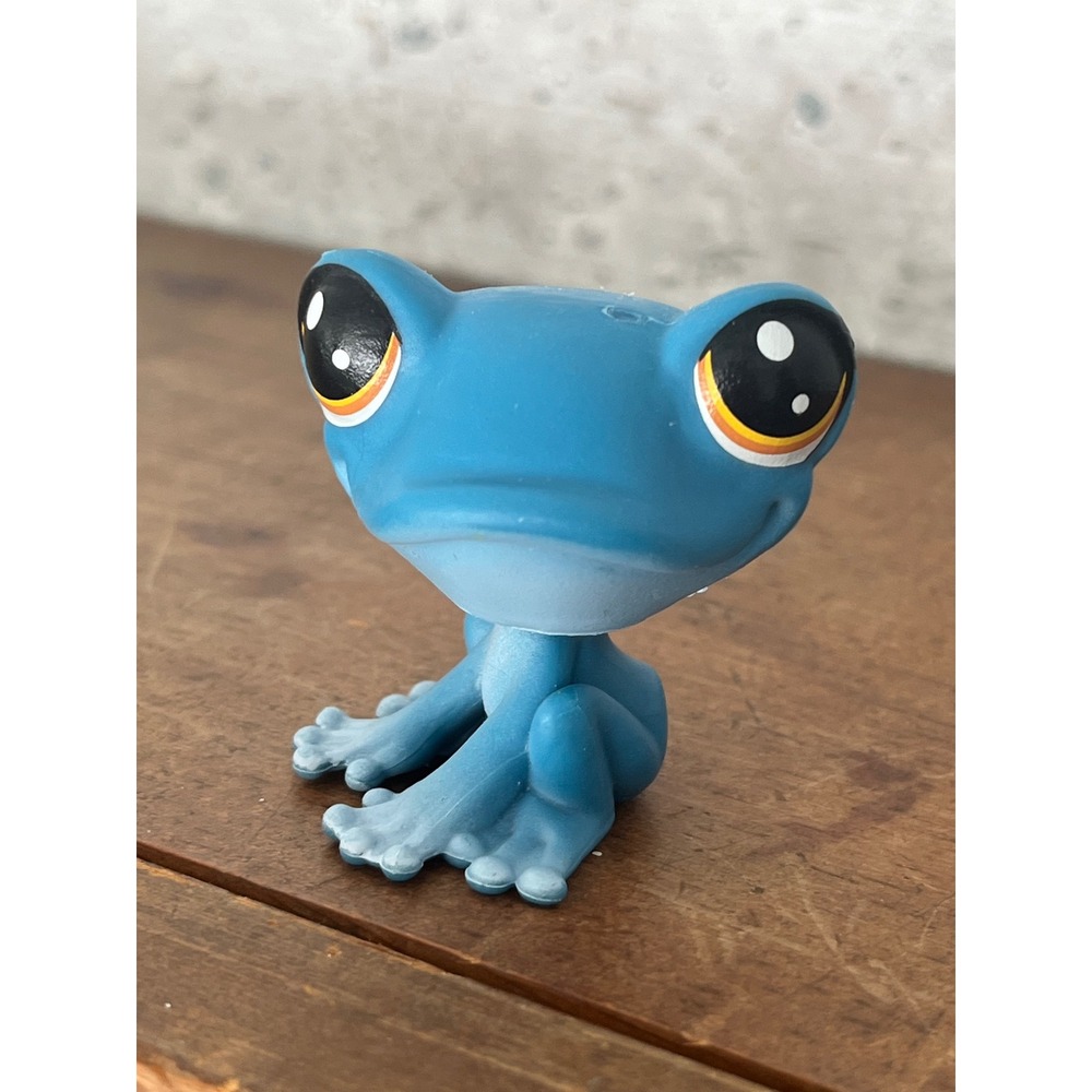 Littlest‎ Pet Shop LPS Simon Frogby Blue Frog #1-58